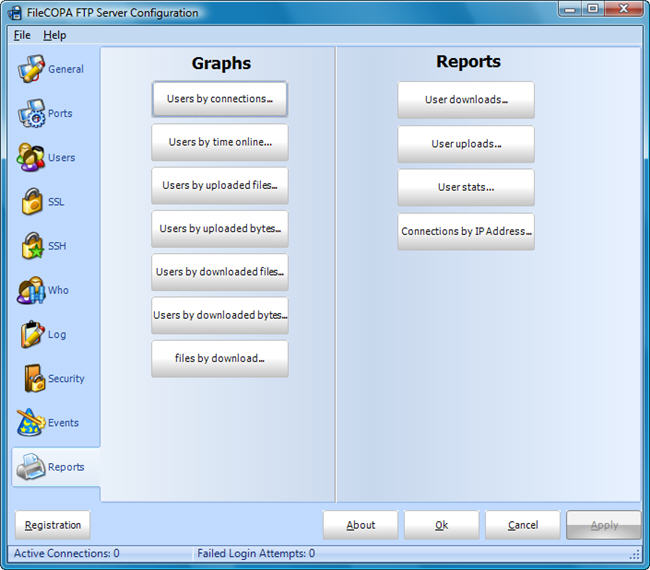 FileCOPA Reports Screenshot